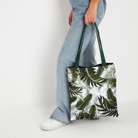 Bag Schoper "Tropics" 35x0.5x40 cm, Department without lightning, without lining, green-7