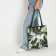 Bag Schoper "Tropics" 35x0.5x40 cm, Department without lightning, without lining, green