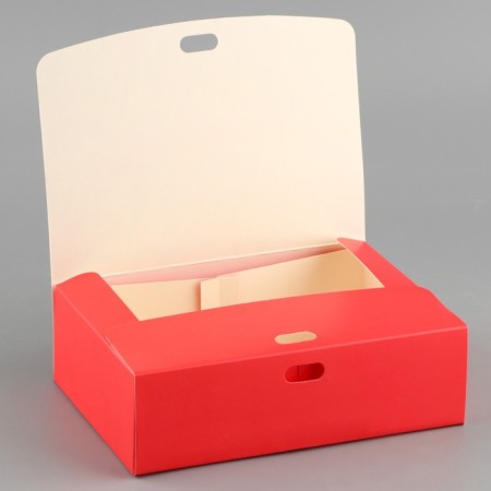 Gift folding box, packaging, “March 8”, 16.5 x 12.5 x 5 cm, without tape-4