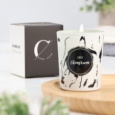 Aromatic candle in a glass 