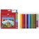 Pencils 24 colors Faber-Castell "Castle" hexagonal + 3 two-tone pencil + sharpener