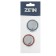 Set of flywheel ZEIN Z004, for a crane-box with a rod under a square, plastic, 2pcs, chrome