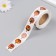 Stick Paper "Halloween. Funny pumpkin" d = 2.5 cm 500 pcs in the roll