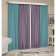 Set of curtains "Canvas", size 200x250 cm, 2 pcs, turquoise color, purple color
