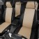 Autorekhly for Honda Civic 8 since 2006-2011, sedan, perforation, eco-leather, beige color, black