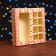 Box for sweets, 8 sweets and chocolate, 17.7 x 17.7 x 3.8 cm "Kubel"