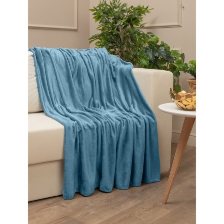 Texrepublic blanket, size 150x200 cm, blue color-2