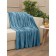 Texrepublic blanket, size 150x200 cm, blue color