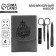 Manicure set 4 objects "Real Man", 10.2 x 7 cm