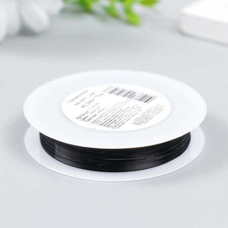 Wire for creativity "Astra" 0.3 mm, 10 m, black-1