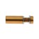Remote holder for plates, 12x30 mm, color gold, set 10 pcs.