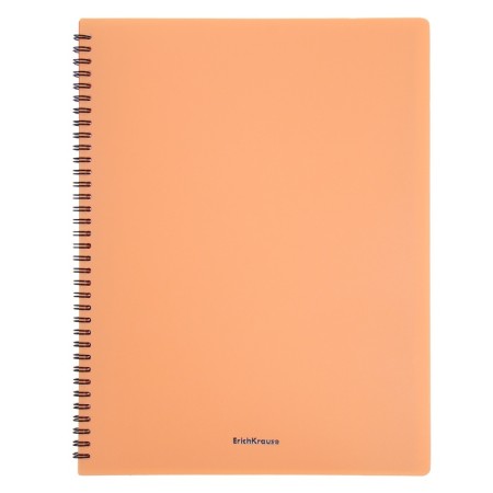 Folder 40 inserts on spirals, A4, 600 μm, Erichkrause "Matt Pastel Bloom", texture "Sand", mix-4
