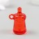Decor for creativity plastic "Bottle" transparent color set of 20 g 1.7x1.7x3.4 cm