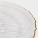Layer plate "Fayverk", d = 31.5 cm, the color is transparent