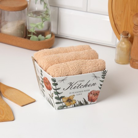 Набор полотенец Этель "This Kitchen" 35х50 см - 3 шт, 100% хл, махра 340 г/м2-7