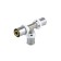 Aquasfera tee-press 8009-01, D = 16 mm, brass