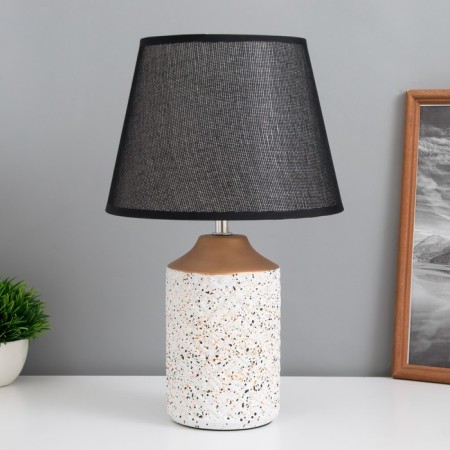 Table lamp "KIAO" 1x40W E14 white/gold 22x22x36cm