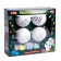 New Year's set for creativity. Christmas balls for coloring "Happy New Year", paints, 4 pcs