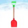 Children's spatula with a wooden handle, 41 cm, mix
