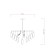 Chandelier 60W, 6he14, 71x65 cm, brass