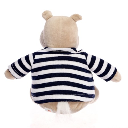 Soft toy "Hippo: in vest", 20 cm-2