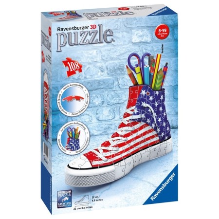 3D puzzle Ravensburger "Sneakers American Style", 108 elements-1