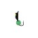 Mormyshka column black, lime of the eye + a cat's ball, weight 0.6 g