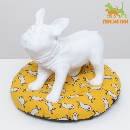 Animal sunbed "duck", 50 x 50 x 10 cm, yellow-1