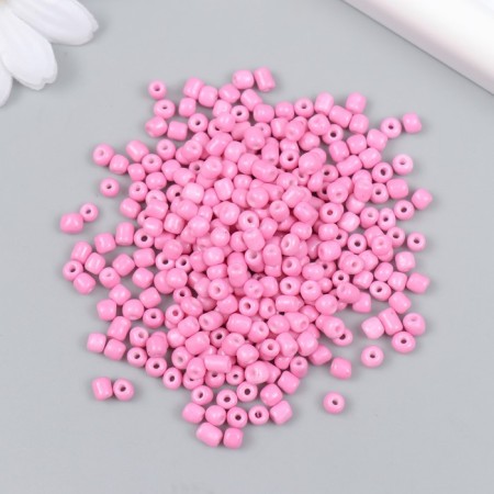 Glass beads 6/0 "light pink" bright 450 g-1