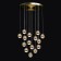 Chandelier "Capelia", size 65x295x65 cm, 90W 15XLED SMD Board IP 20