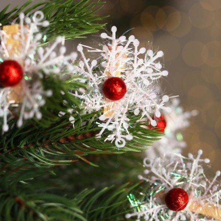 Brongs for the decor "Snowflakes" 6 pcs.-1
