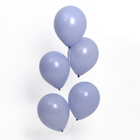 Latex ball 12 ", pastel, set 25 pcs., Flight light gray-1
