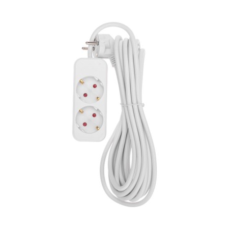 Extension cord Standard 2 nests, 5m, 3x1.0mm², s/h, white rexant