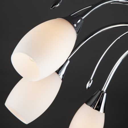 Ceiling chandelier with Ginevra, 40W, E14, 70x70x37 cm-3