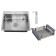 Kitchen sink "RMS" MR-6050, mortise, thickness 3.0 and 1 mm, basket, dispenser, satin