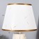 Jolani lamp E14 40W white with a golden patina 23x23x36.5 cm Risalux
