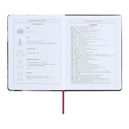 Diary 1-11 Grade "Magnolia", artificial leather, with lisasa, 48 sheets-11