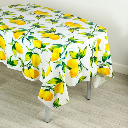 Single tablecloth "lemons" 180x137-1
