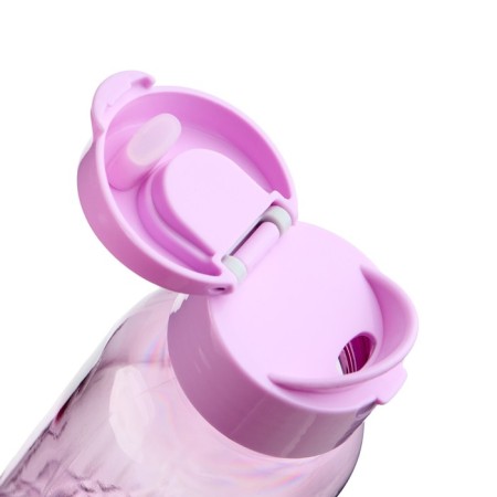 Sports water bottle, 650 ml, Flores, 4.7 x 22 x 7 cm, lilac-2