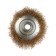 Metal brush for ushm scrap, "cup", M14, 100 mm