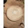 Rug -heading lane round rattan, 30x30x0.5 cm, white