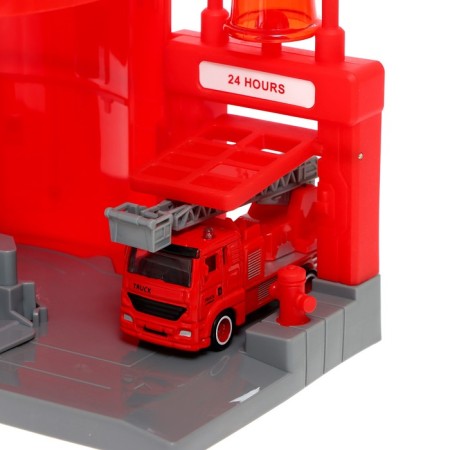 Parking "Firefight", with a rise, the machine drops off the button, the bell calls, mix-8