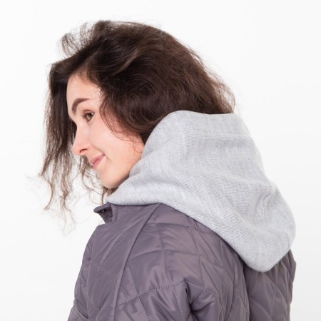 Hat (caper) female, gray color, size 54-58-3