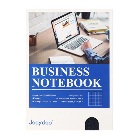 The diary is notathered, A6+format, 116 sheets, cage, blue light, tones. cut-7