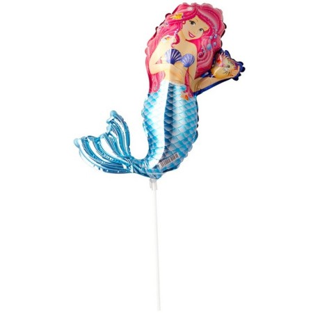 Foil ball 14 "Little Mermaid with a shell", for a wand-1