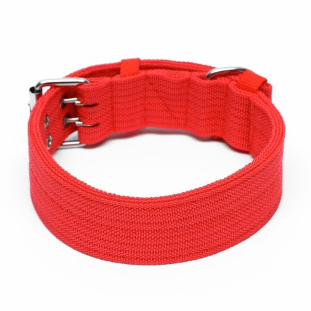 Four-layer collar, 64 x 4 cm, Osh 50-58 cm, polyester, red-1