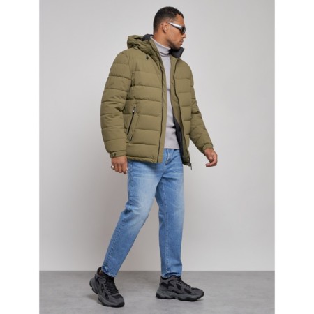 Sports male jacket, size 50, khaki color-2