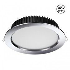 Lamp built -in Novotech. DRUM, 20W, LED, 43x170x170 mm, chromium color