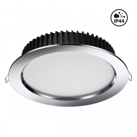 Lamp built -in Novotech. DRUM, 20W, LED, 43x170x170 mm, chromium color