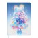 Notebook Gift Book 96l, line, color cut, PVC anime PVC cover (17.7x12.4cm)